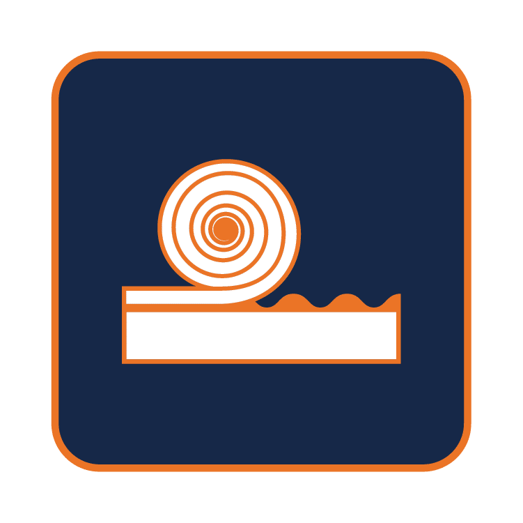 Crawl Space Encapsulation Icon in brand colors