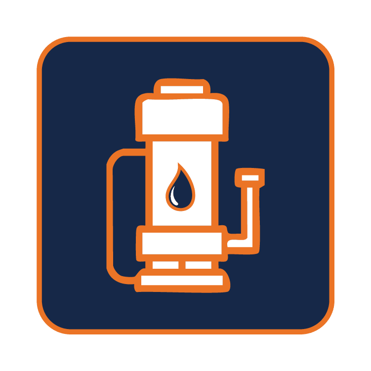 Sump Pump Systems Icon in brand colors