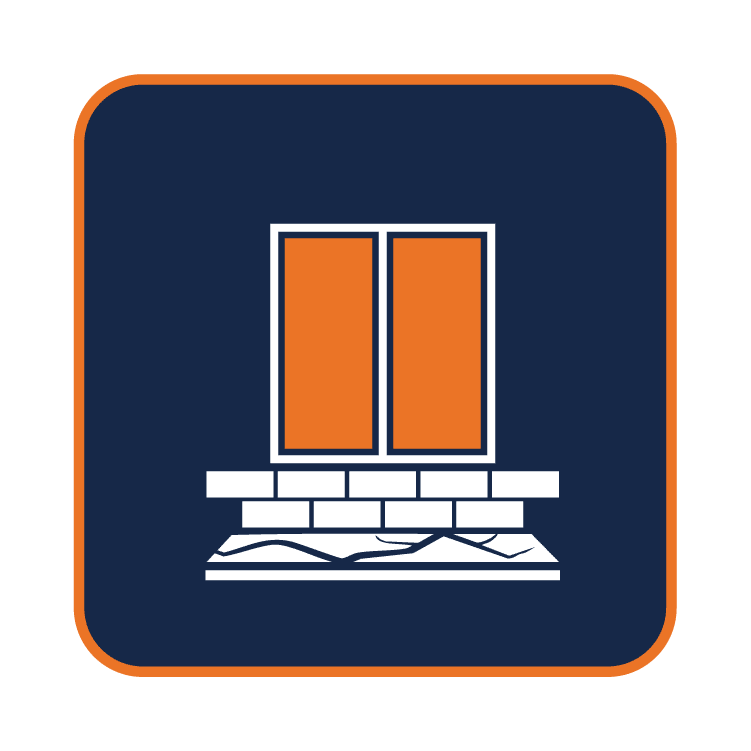 Window Well Repair Icon in brand colors