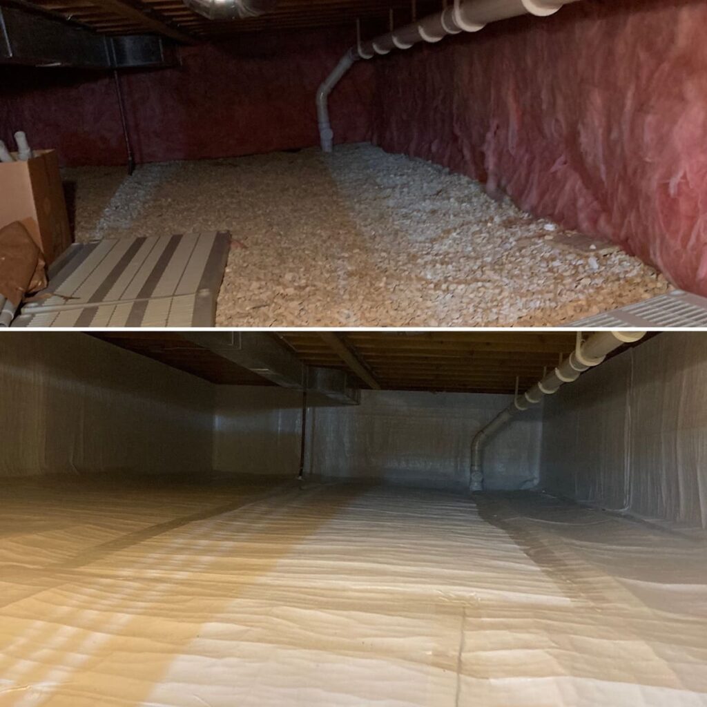 crawlspace encapsulation results 2 image block 2