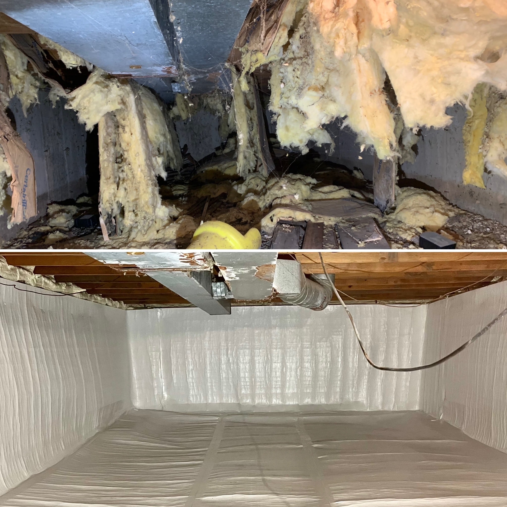 crawlspace encapsulation results 2 image block